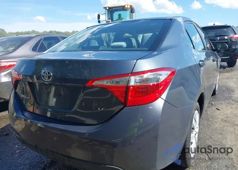 2016 Toyota Corolla Le z USA, uszkodzony, nr VIN 2T1BURHE4GC631268
